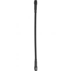 Fragola PTFE Braided Stainless Steel Brake Hose Black Straight 16"