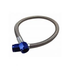 Fragola Braided Stainless Steel Nitrous Hose -4AN Female End Blue