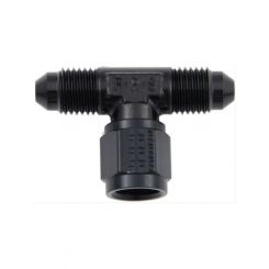 Fragola Tee Adapter Fitting -16AN Female -16AN Male -16AN Male Black
