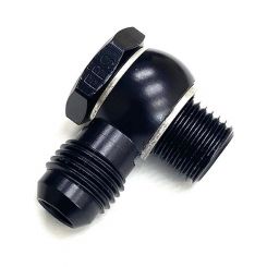 Fragola Brake Adapter Fitting -6AN Banjo 14mm x 1.5 Banjo Bolt Black