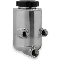 Holley Power Steering Reservoir Remote Style Aluminium Polished