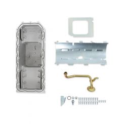 Holley Gen III Hemi Retrofit Oil Pan Wet Sump Center 6 Quarts Black