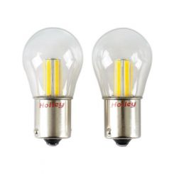 Holley RetroBright LED Light Bulbs 1156 Style Classic White 3,000K