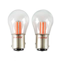 Holley RetroBright LED Light Bulbs 1157 Style Red Colour 580 Lumens
