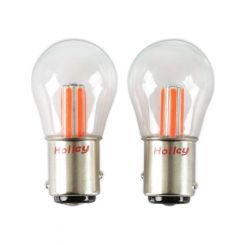 Holley RetroBright LED Light Bulbs 1157 Style Red Colour 580 Lumens