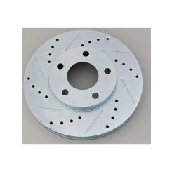 Power Stop Evolution Drilled and Slotted Brake Rotor For Ford