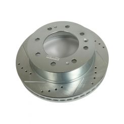 Power Stop Evolution Drilled and Slotted Brake Rotor
