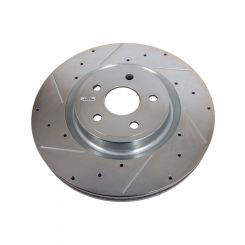 Power Stop Evolution Drilled and Slotted Brake Rotor For Jeep