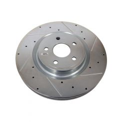 Power Stop Evolution Drilled and Slotted Brake Rotor