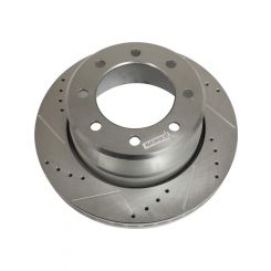 Power Stop Evolution Drilled and Slotted Brake Rotor For Dodge Ram