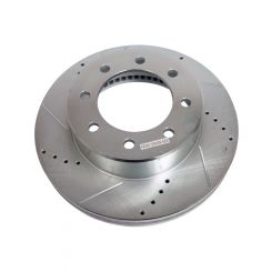 Power Stop Evolution Drilled and Slotted Brake Rotor For Dodge Ram