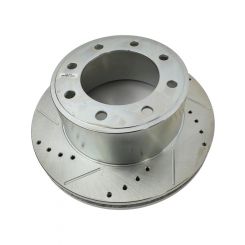 Power Stop Evolution Drilled and Slotted Brake Rotor For Ford