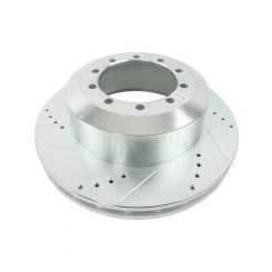 Power Stop Evolution Drilled and Slotted Brake Rotor For Ford