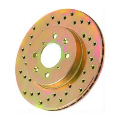 Power Stop Evolution Drilled and Slotted Brake Rotor For Chevy GMC