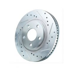 Power Stop Evolution Drilled and Slotted Brake Rotor For Dodge