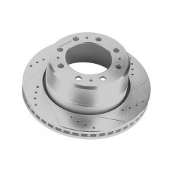 Power Stop Disc Brake Rotor Drilled and Slotted Rotor