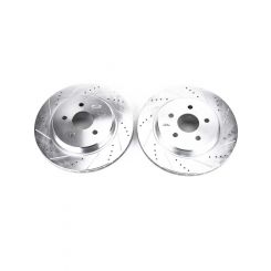 Power Stop Evolution Drilled and Slotted Brake Rotor