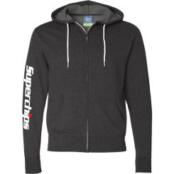 Superchips Zip Hoodie Black Heather Men's X-Large