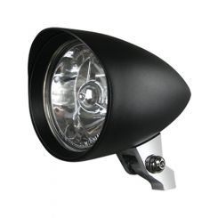 Ultima Headlight  Black Tri-Bar Bullet 4 1/2'' H4 55/60