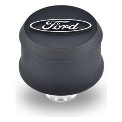 Ford Performance Breather Push-in Aluminium Black For Ford Logo
