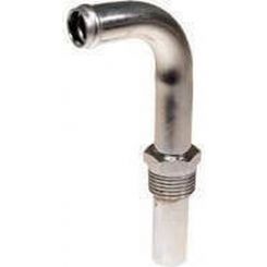 Scott Drake Fitting Adapter NPT to Hose Barb 1/2 in NPT 5/8 in