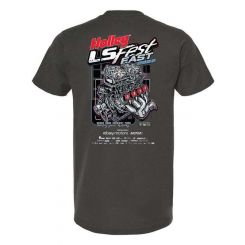 Holley T-Shirt LS Fest Main Event Charcoal Men's Medium