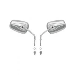 Attitude Universal Rear View Mirror 8mm Chrome For Harley Touring