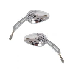 Attitude Rearview Mirror Universal 8mm For Harley Touring Sportster