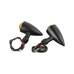 Attitude Universal Turn Signal Indicator Retro LED Aluminium Black