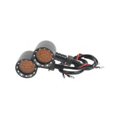 Attitude Retro Universal Turn Signal Indicator Lights LED Black