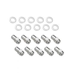 Street Pro Wheel Lug Nut Kit Mag Length 1.56 12 x 1.5 Set of 10