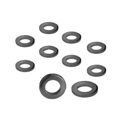Street Pro Wheel Lug Nut Washers Black 1.055" OD Set of 10