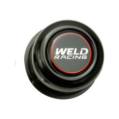 Weld Wheel Aluminium Center Cap 5-Lug 3.16' Odx2.20' Tall Black