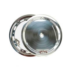 Weld Racing Beadlock Ring Slotted Mud Cover Aluminum Polished 10 in