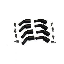 Proflow Spark Plug Boot and Terminal Kit Black 135 Degree