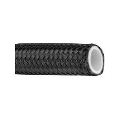 Proflow Stainless Black Steel Braided PTFE Hose -04AN 25M