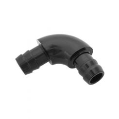 Proflow Hose End Barb Adaptor Full Flow 90 Degree 1/2'' to 1/2''