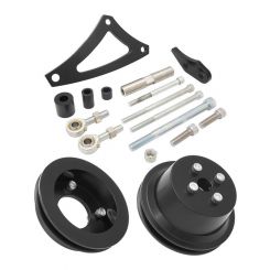 Proflow V Belt Drive & Alternator Bracket Kit Black