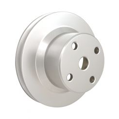 Proflow Water Pump Pulley V-Belt 1-Groove Silver For Holden V8