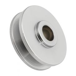 Proflow Alternator Pulley Single V Groove 67mm od x 17mm Chrome