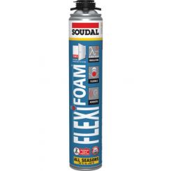 Soudal Gun Grade Flexible Insulation Foam Blue 750ml