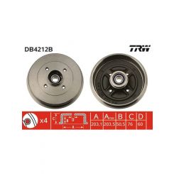 TRW Brake Drum