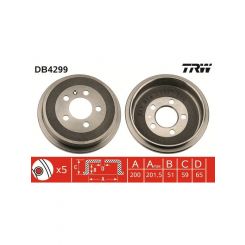TRW Brake Drum