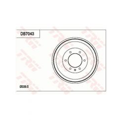 TRW Brake Drum