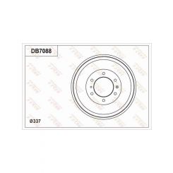 TRW Brake Drum