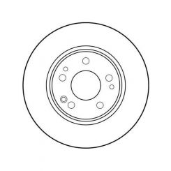 2 x TRW Disc Brake Rotors 284mm