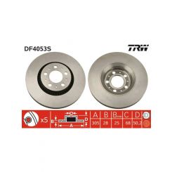 TRW Disc Brake Rotor (Single) 305mm
