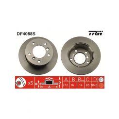 TRW Disc Brake Rotor (Single) 272mm