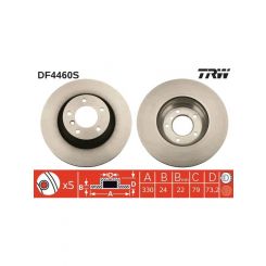 TRW Disc Brake Rotor (Single) 330mm