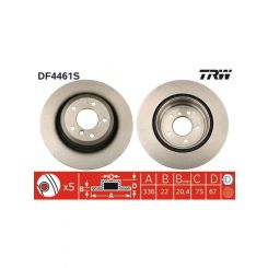 TRW Disc Brake Rotor (Single) 336mm